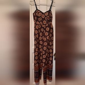 Floral Jumpsuit Size Medium